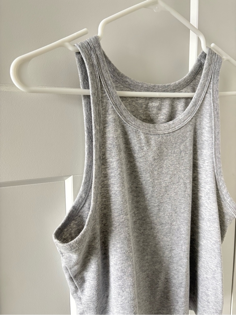 Aerie Cropped Racer Back Tank Top - Picture 3 of 4